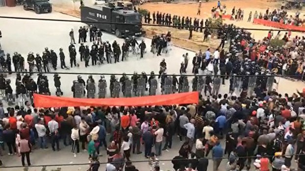 Riot Police Win Back Control of Protest Town in China’s Guangdong